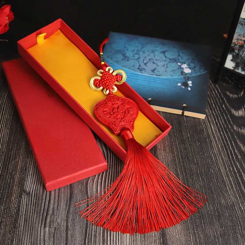 Red Chinese Knot Tassel Hanging Decorations Traditional Lucky Charms for New Year Home Decor GiftsT260415