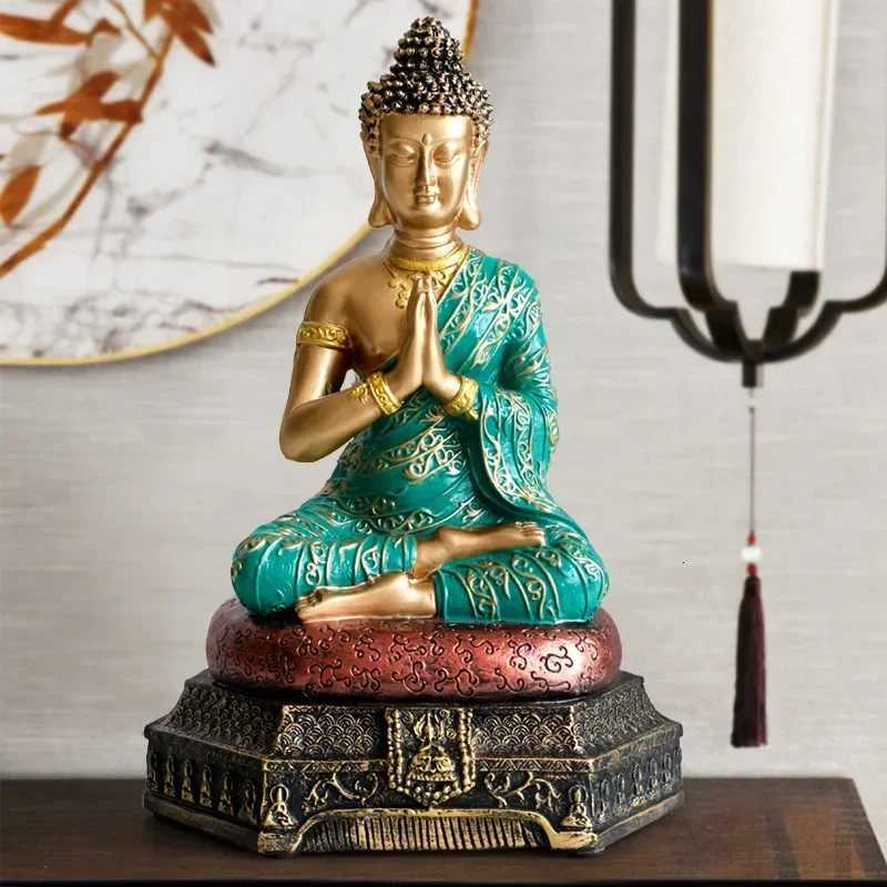 Chinese Style Buddha Ornaments Home Buddhist Halls Enshrine Furnishings Zen Home DecorationsT260415