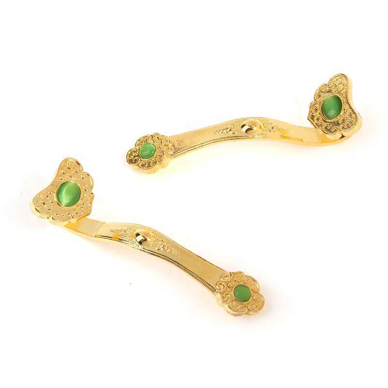 Golden Ruyi Gift Fortune Jewelry Chinese Jewelry Feng Shui DecorationT260415