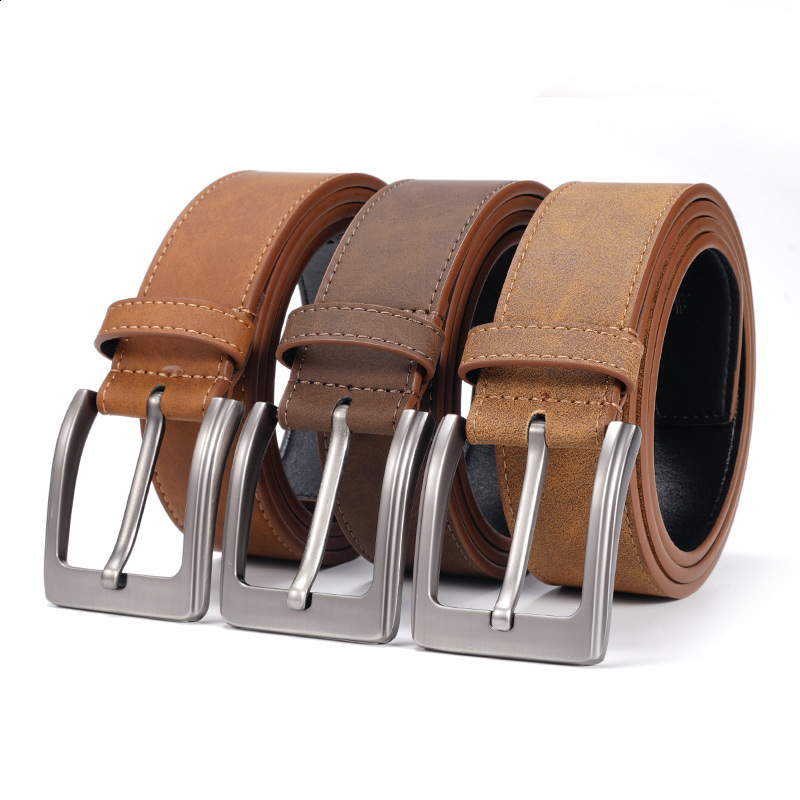Style Fashion Welour Genuine Leather Belt For Jeans Leather Belt Men Mens Belts Suede Belt Straps 260205