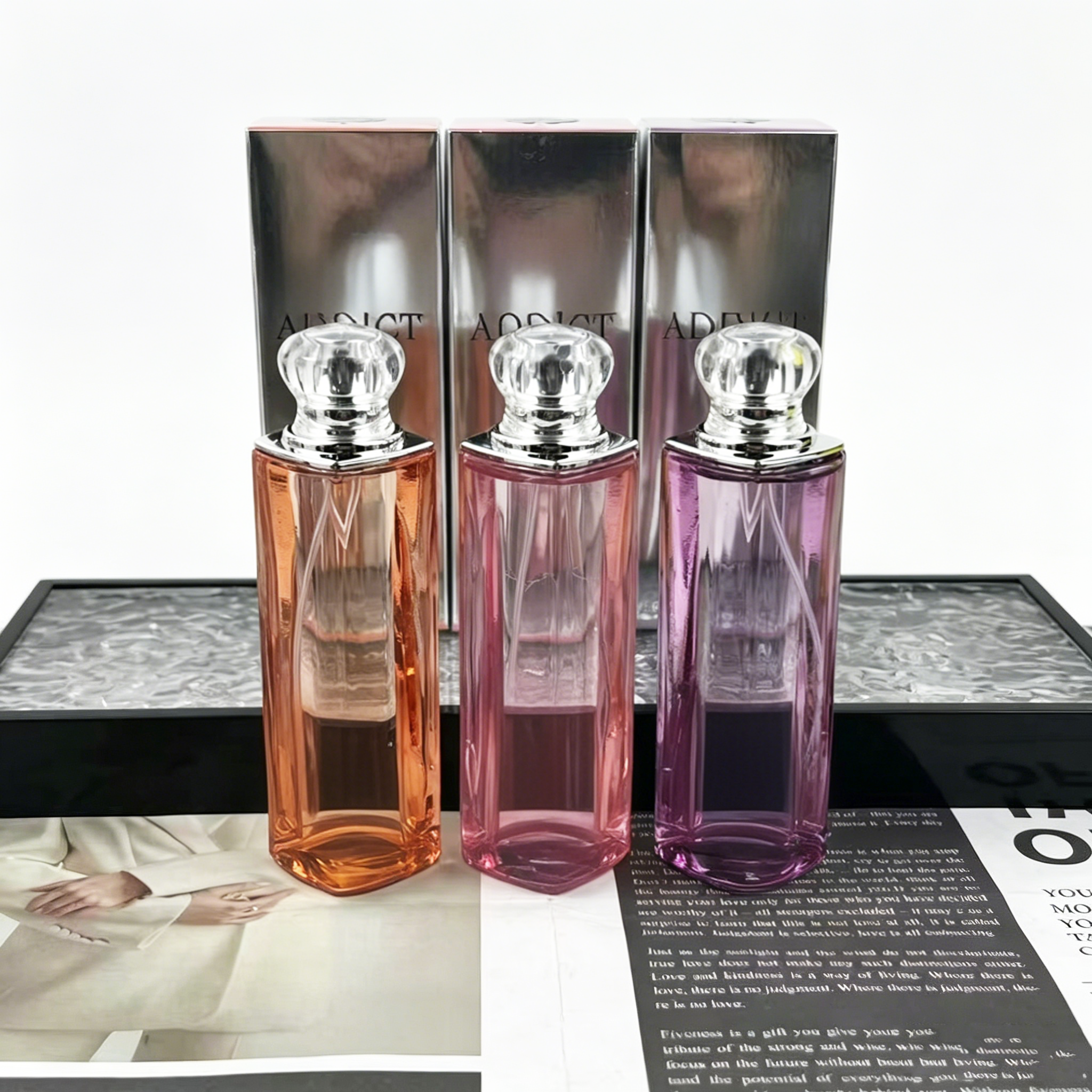 Brand Perfume Women Fragrance 50ml Rosy Glow Peachy Glow Purple Glow Floral Notes Long Lasting Good Smell EDP EDT Perfume High Quality