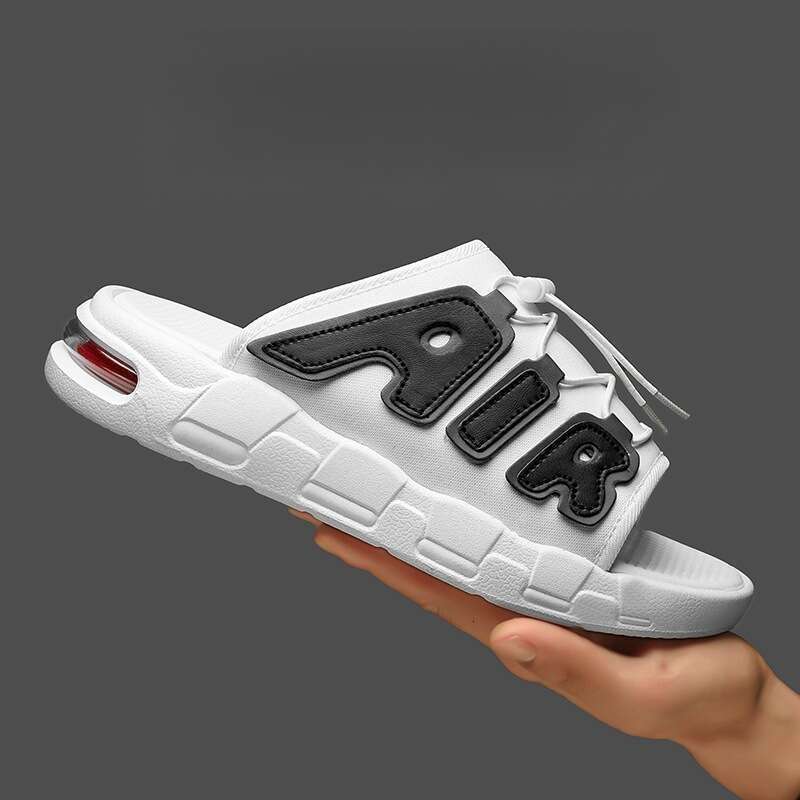 Plus Size Air Cushion Trendy Brand Slippers Summer Wear Internet Celebrity Non-Slip Outdoor Sports Thick-Soled Beach Sandals 6698