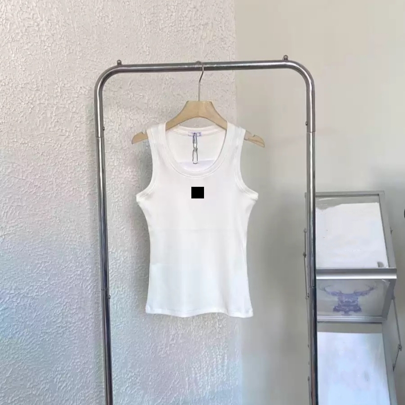 Designer womens Vest luxury Embroidered logo T Shirts top Knitted sweater vest Sexy sleeveless Sweatshirt Fashionable shirt