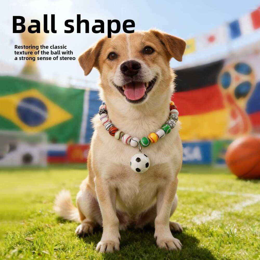 Supplies World football Cup Theme Cat Dog Necklace Collar Neckband Pet Festival Party Decoration Wholesale World football Cup Tattoo S