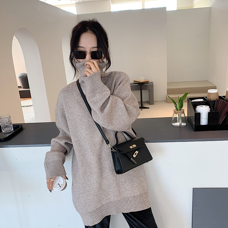 Small bag, women's spring and autumn new style lock handbag, fashionable women's bag, trendy women's shoulder bag, trendy crossbody bag