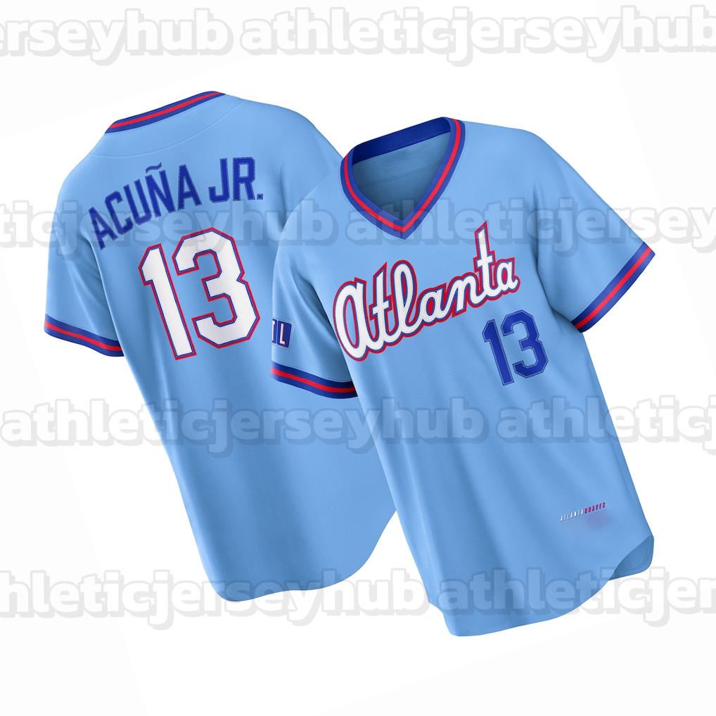 Ronald Acuna Jr. 2026 City Connect Baseball Jerseys Michael Harris II Marcell Ozuna Spencer Strider Austin Riley Matt Olson Ozzie Albies Sean Murphy c