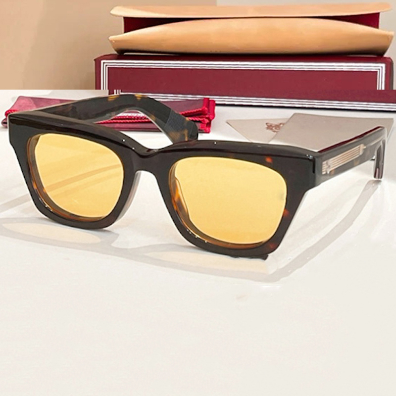 DEALAN Acetate Sunglasses Designer Handmade TOP Quality High Cat Eye Glasses Thick Retro Vintage Butterfly for Men Women Summer Beach Optical Luxury B