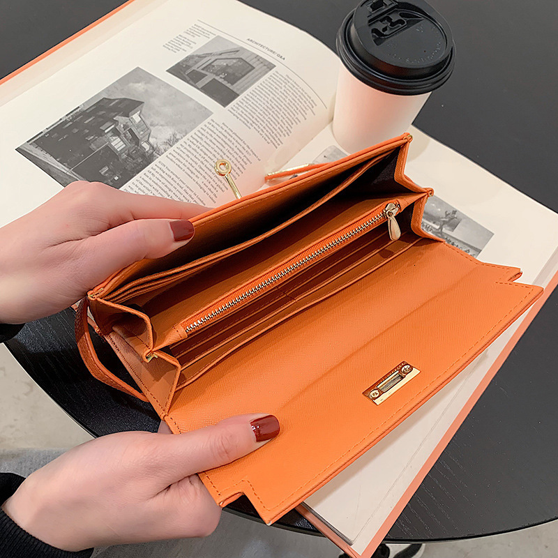 New Fashion Long Clutch Bag For Girls, Unique And Stylish Bag, Versatile Large Capacity Card Holder