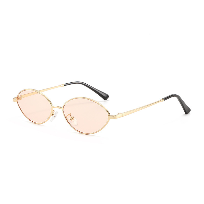 2026 New Metal Small Frame Oval Sunglasses, Fashionable Versatile Sunglasses for Women, Wholesale