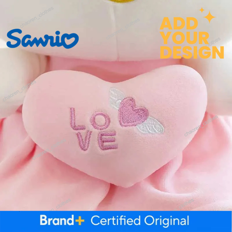 Sanrio Hello Kitty Pink Plush Anime Cartoon Plushie Doll Soft Stuffed Pillow Toys For Children Birthday Xmas Gifts