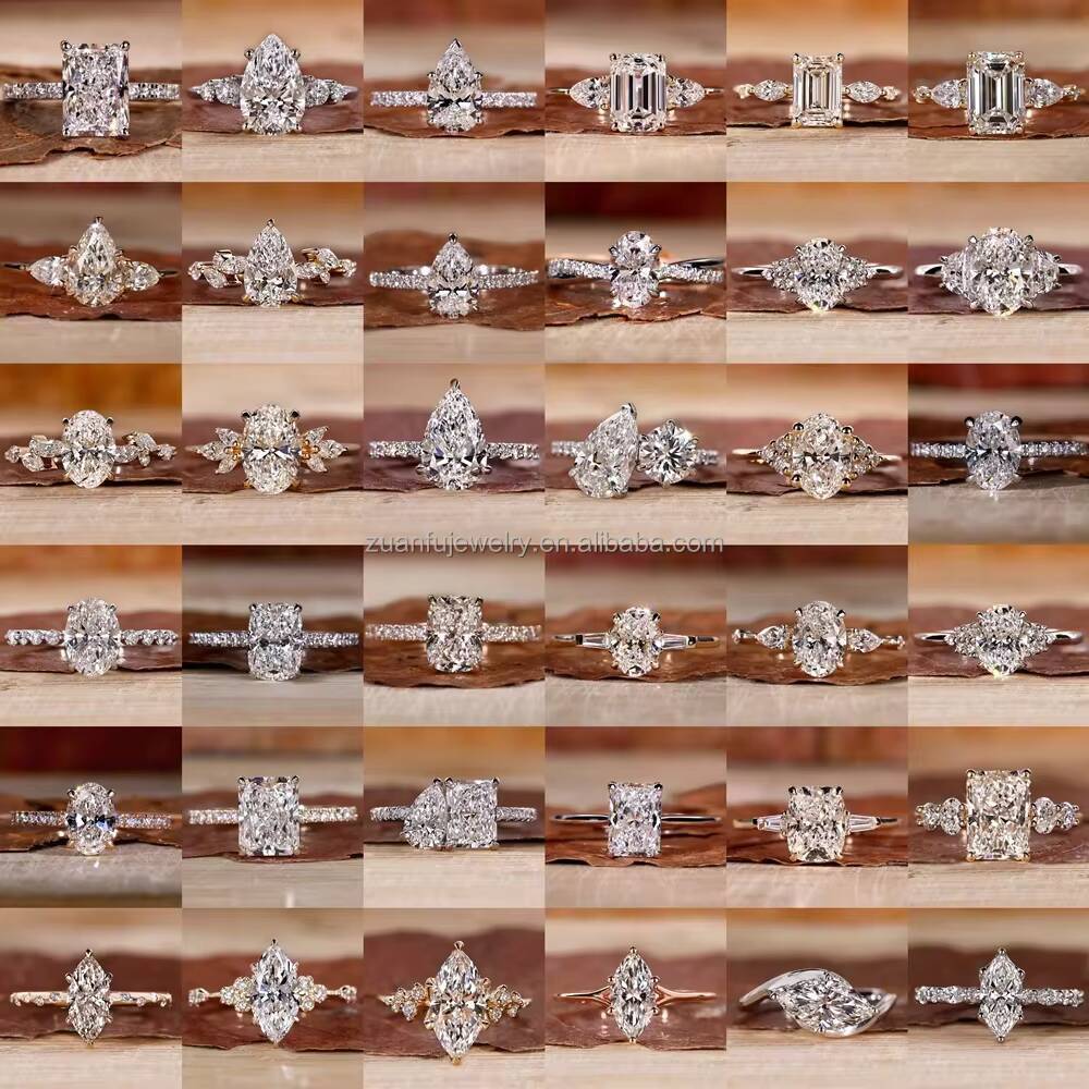 IGI Certified 5CT D VS1 Cvd Lab Grown Created Diamond 14K 18K Solid Gold Rings Pear Engagement Ring Jewelry for Women