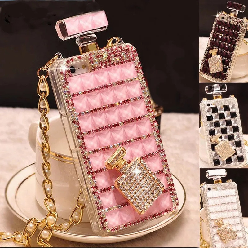 Luxury Bling Diamond Phone Case for iPhone 17 16 15 14 13 12 Pro Max Crystal Rhinestone Shockproof Protective Cover