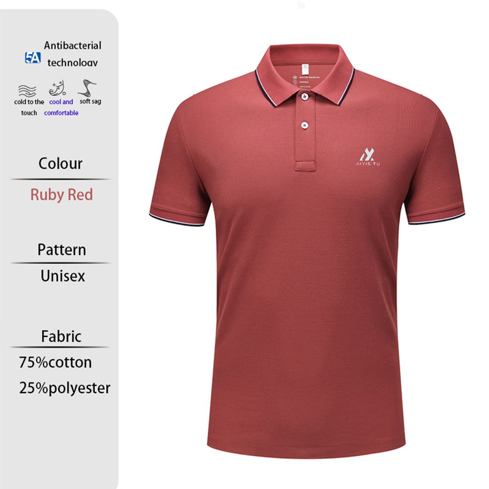 Designer shirt, anti-wrinkle,Cool Touch Polo,breathable, quick-drying, skin-friendly smooth polo shirt,Antibacterial,business casual lapel shirt - view 5