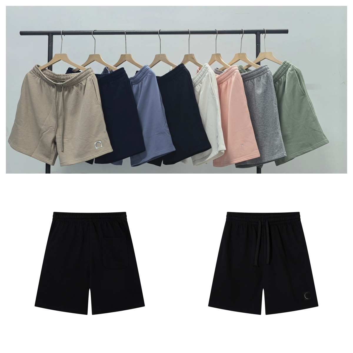 Men's Designer Pants Shorts Sweatpants Short Trousers Compass Patch Logo Italy Summer Kneelength Adult Boys Youth Sportswear Loose Pants