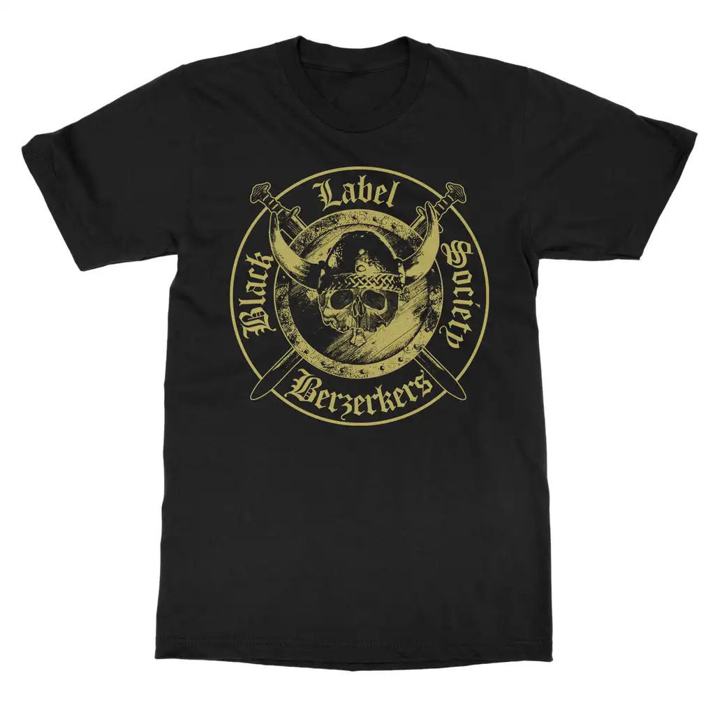 Black Label Society Band Graphic Cotton Tshirt Unisex Summer Short Sleeve Fashion Tee y Casual Vintage Retro Top 260416