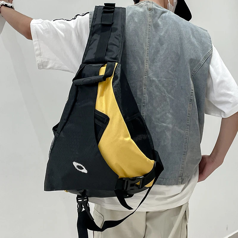 Large capacity chest bag large capacity side back crossbody bag multiple pockets suitable for outdoor sports travel and cycl 260415