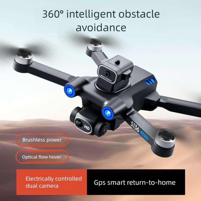 8K HD Camera GPS Drone Brushless Motor Auto Return Home Obstacle Avoidance Long Flight Time WiFi FPV Quadcopter RC Aircraft CKS