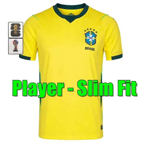 2025 2026 World Cup BRAZILS soccer jerseys Camiseta de futbol PAQUETA RAPHINHA 25 football shirt maillots VINI JR 2024 brasil RICHARLISON men kids NEY