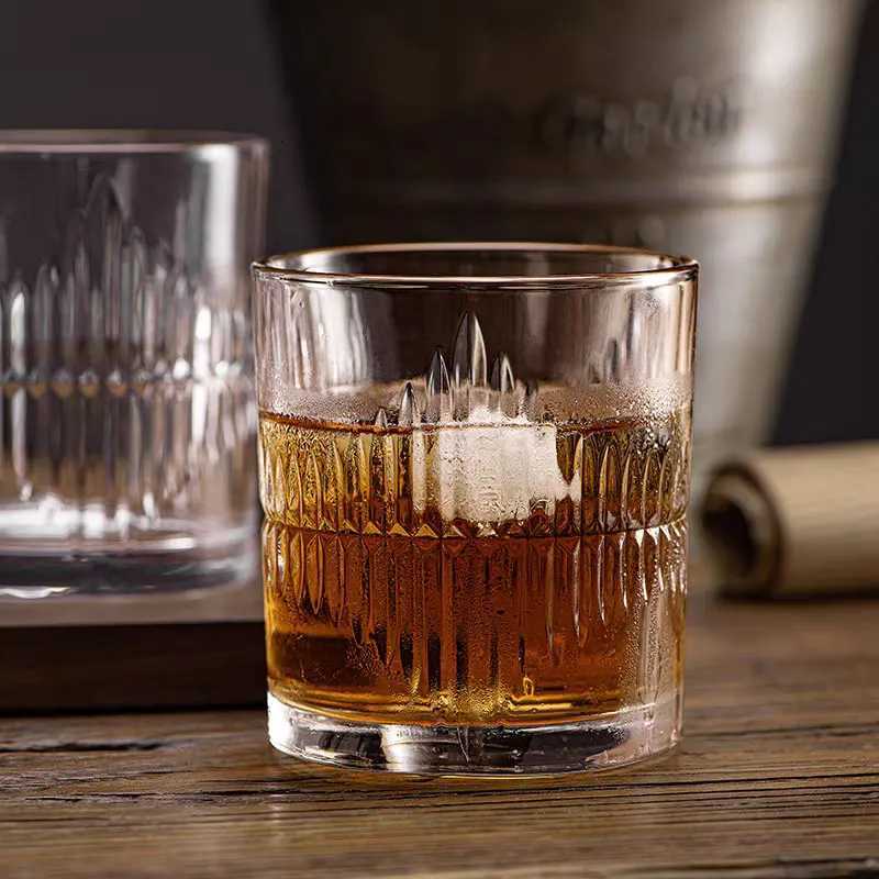 2pcs Gifts Beer Mugs Ktv Bar Small Wine Glasses Water Glasses Glass Glasses Whisky Glasses Cocktail Glass Whiskey Glass Cups J260612