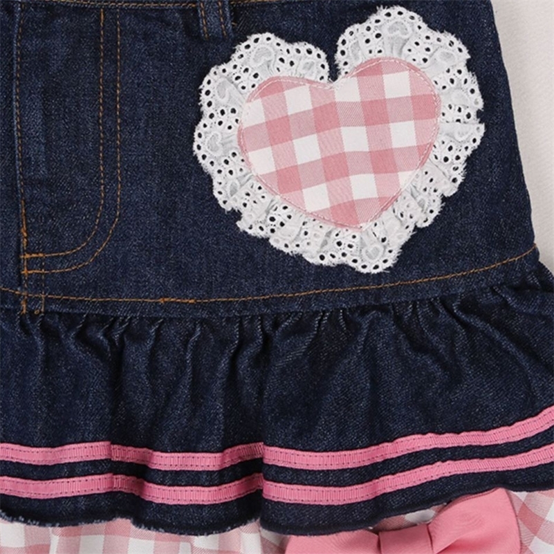 Preppy Style Lolita Kawaii Skirts Japanese Sweet Mini Women Harajuku Cute Ball Gown Denim Skater Y2K High Waist Lace Cake Skirts 260415