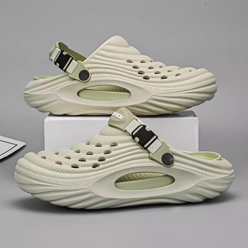 fashion design slippers 2026 Men's/Women's EVA Platform Hole Shoes, Anti-Slip Wear-Resistant Summer Beach Clogs, Driving Casual Sandals