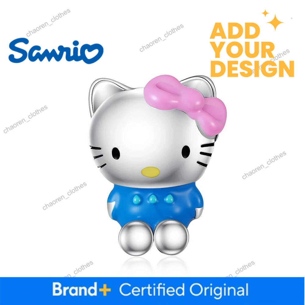 2026 Kawaii Hello Kitty 925 Silver Cartoon Cute Beads charms Suitable for Original Bracelet DIY Accessories Exquisite Jewelry - view 5