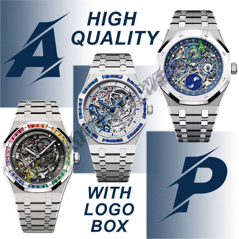 Audermars Pidguet Watch AAA Mens Luxury Designer Apwatches Skeleton Wristwatch Audemare Pigeuts Watch Man Watch Women Watch Top Quality Quartz Automatic Watch Box