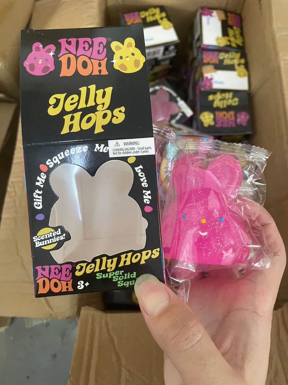 New Cube NeeDoh Ice Cream Fun Jellyfish Cute Easter Bunny, Eggs And Other Types Of Stress Relieving Toys Wholesale Boxes With Logo