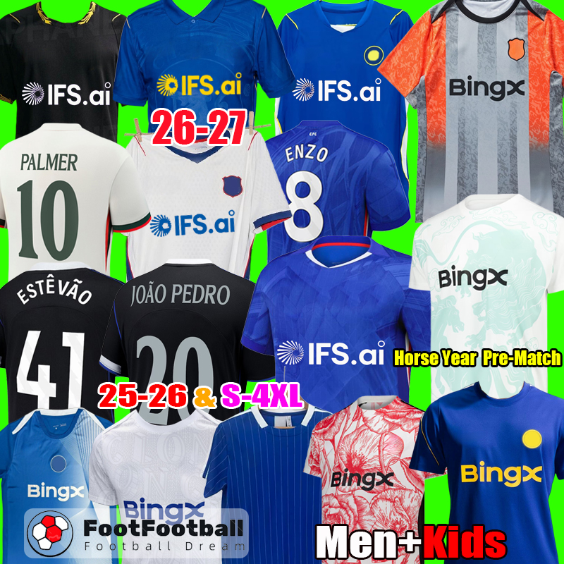 S-4XL 2026 GARNACHO Estevao JOAO PEDRO ENZO PALMER NETO chelseajersey Soccer Jerseys jersey 2026 JAMES Chelseaa26 27 Chelseaa 26 27 Football Shirt Men Kids Kit tops