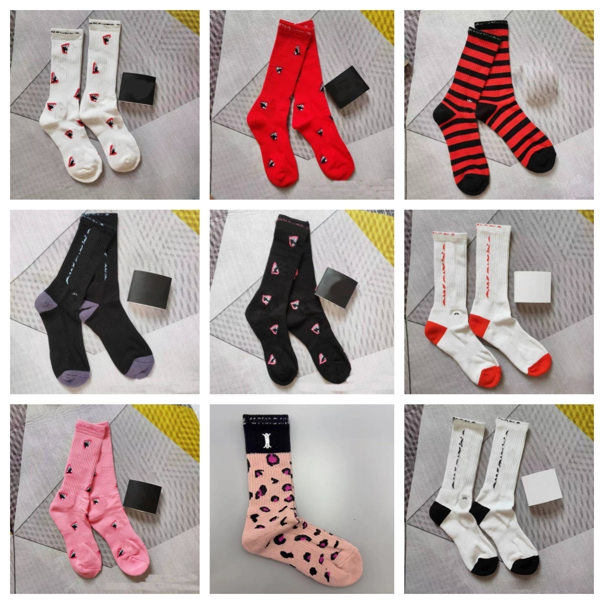 Mens Designer Socks chrome socks for Autumn and Winter Warmth Mens Womens Long white socks Personalized Embroidery Designers Sports sockss1S1