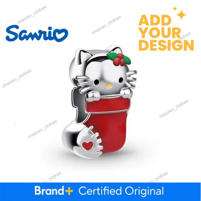2026 Kawaii Hello Kitty 925 Silver Cartoon Cute Beads charms Suitable for Original Bracelet DIY Accessories Exquisite Jewelry - view 3