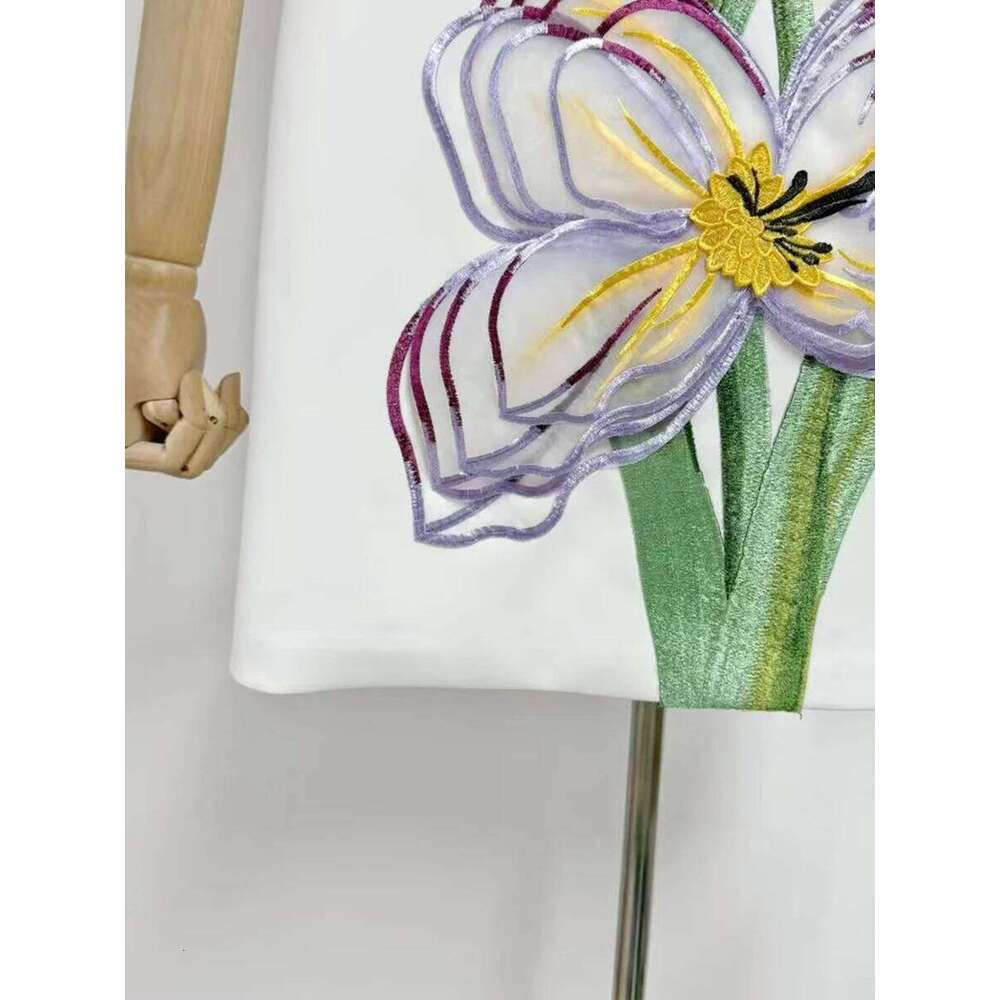 VGH Colorblock Spliced Appliques Short Dress for Women O Neck Sleeveless Patchwork Zipper Fashion Straight Dresses Female Summer MAKOUFEI