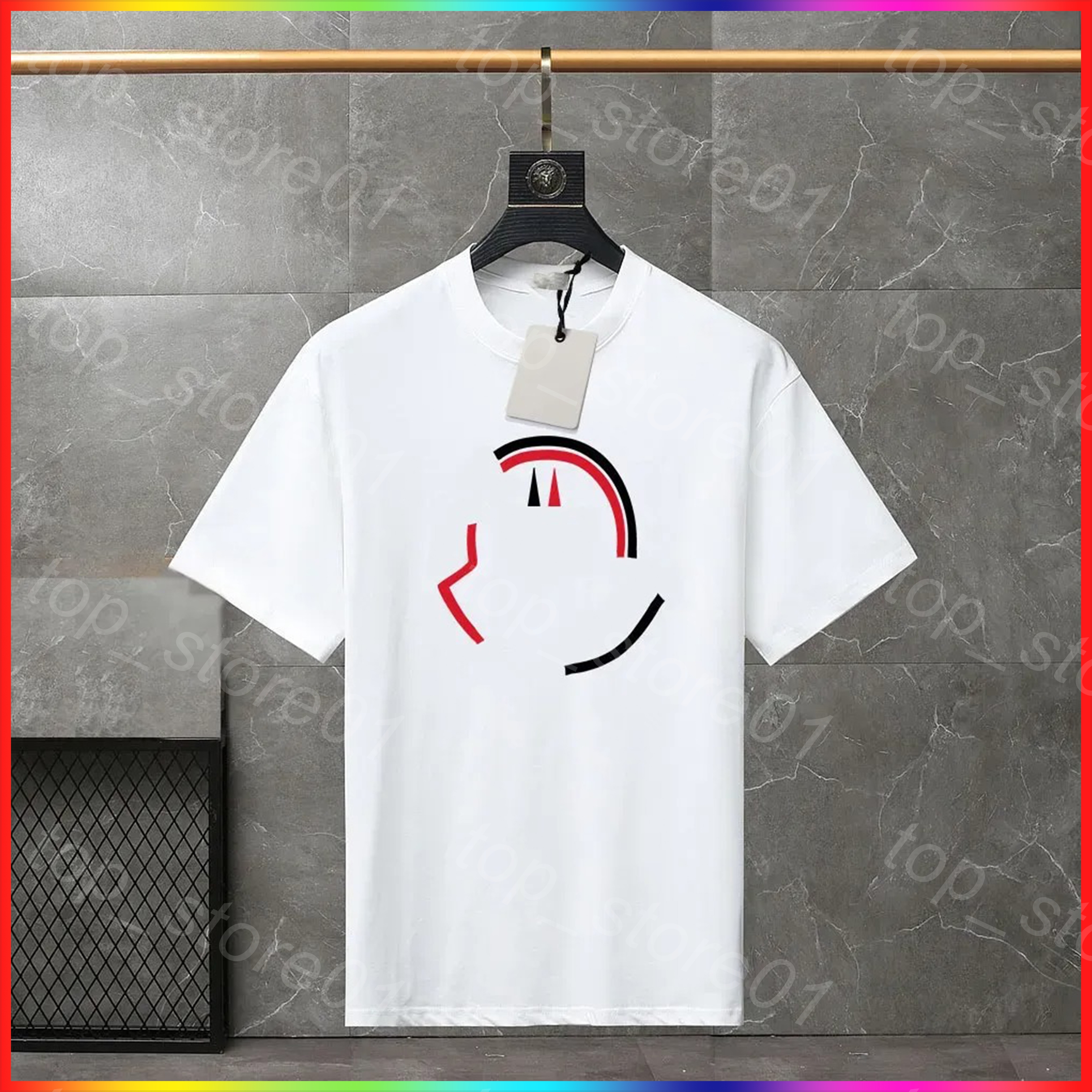 mens designer clothes t shirt fashion graphic tee wear summer round neck sweat absorbing short sleeves outdoor breathable cotton classic printed lovers clothing