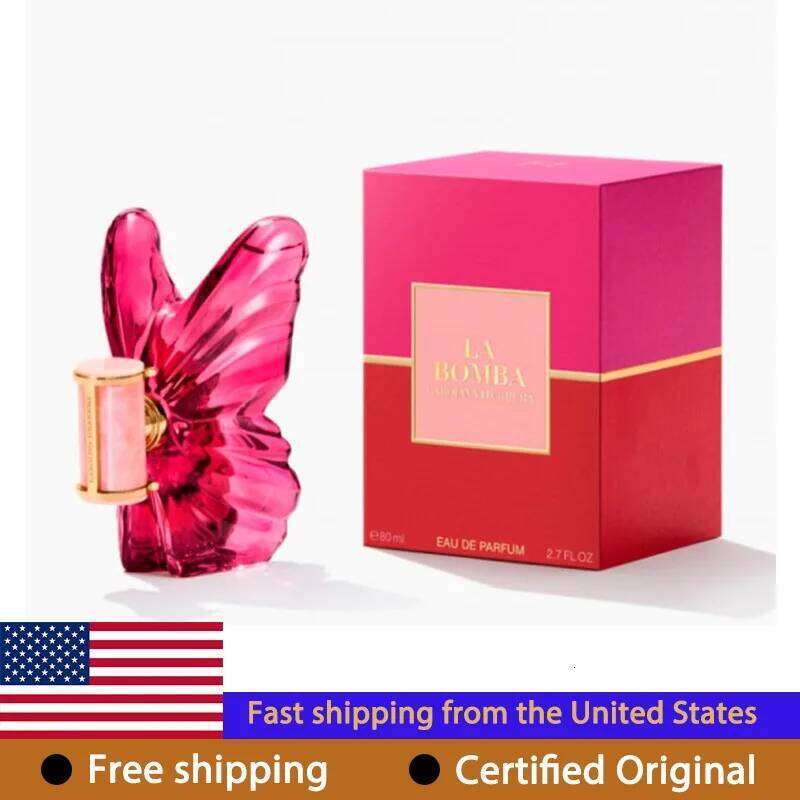 La Bomba Eau de Parfum for Women 80 ML Lasting Floral Pheromones Perfume Cologne 2.7 Oz Arab Perfumes 26Y0416