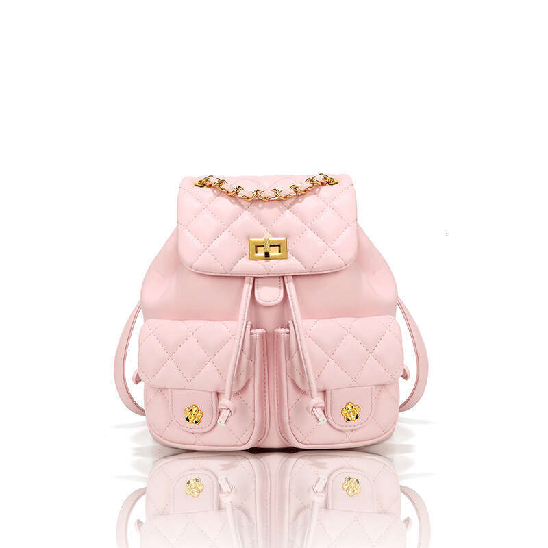 Women 2026 Style Quilted Chain For Women New Shoulder Bag Versatile Multi Pocket Backpack Travel Large Capacity