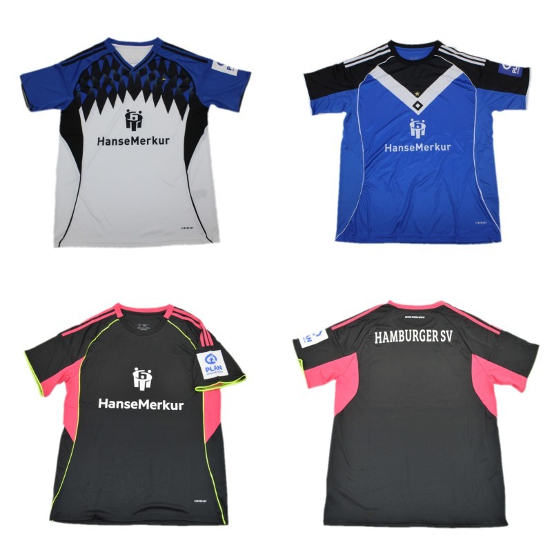2025/26 Hamburger SV Soccer Jerseys 2026 DOMPE JATTA SCHONLAU GLATZEL PHERAI Shirts Mens KONIGSDORFFER RAMOS REIS OZTUNALI Football Uniforms