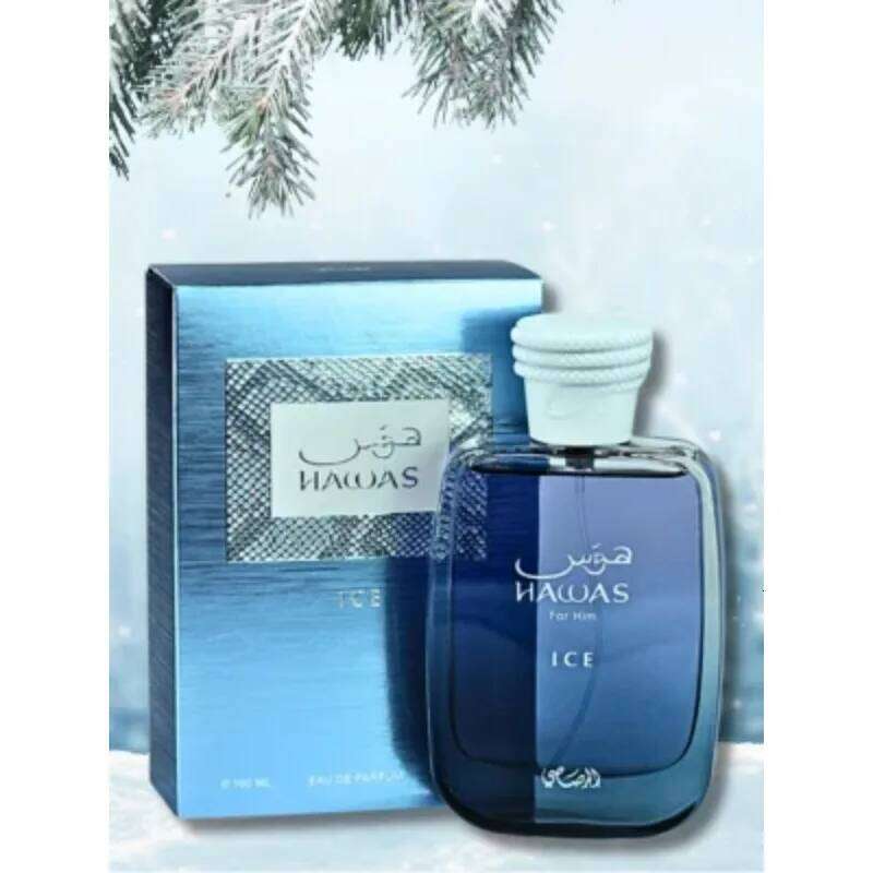 RASASI Hawas Ice Men Eau De Parfum 100ML Premium Arabian Makeup Women Natural Perfume Long Lasting Fragrance Cologne 26Y0416