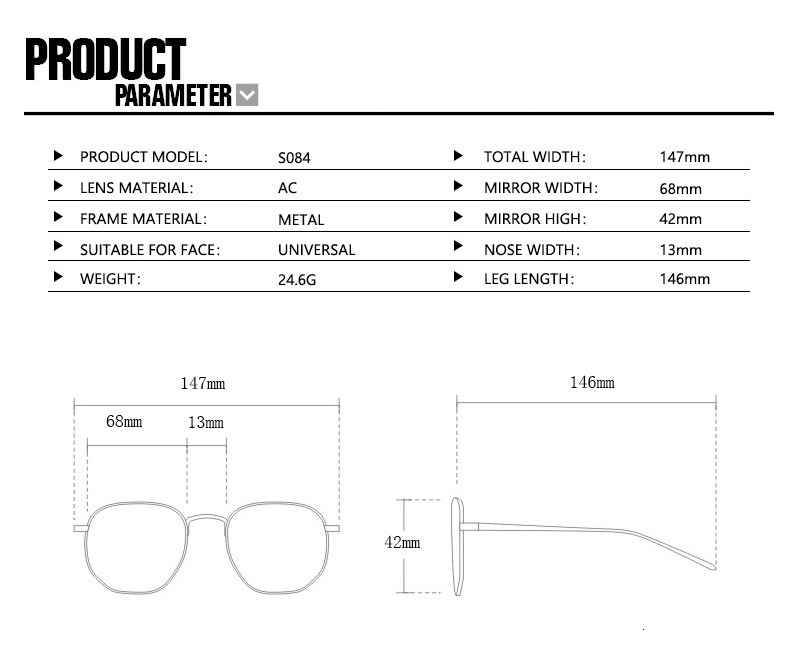 New Fashion Polygonal Neutral Frameless Designer Sunglasses European And American Cross Fashion Sunglasses Outdoor Personalized Unique Sunglasses