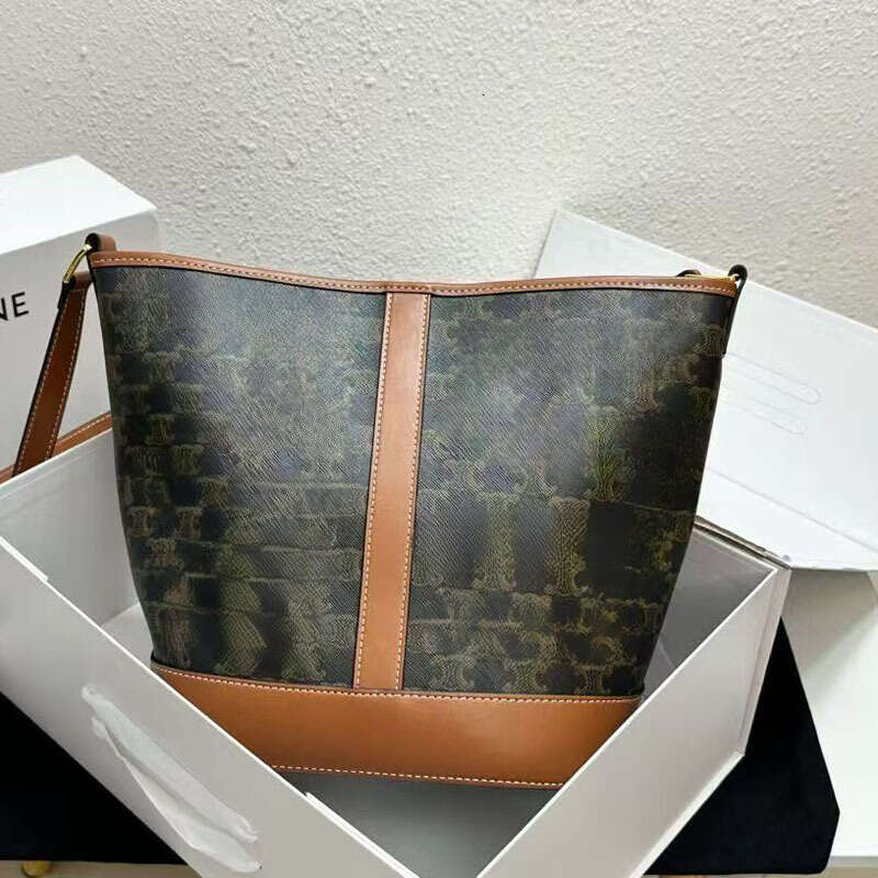Ceelni Top Quality Classic Bucket Bag, Fashionable And Versatile For Commuting, Monogram Design With A Sense Of Luxury, Niche Casual Crossbody Bag Handbags Designers