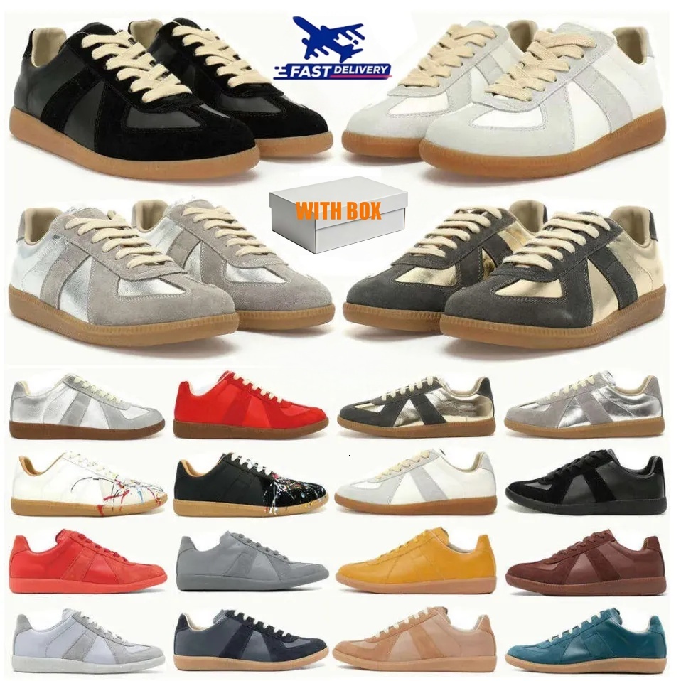 quality german mm6 army shoes sneakers gum gats trainer paint trainers gat sneaker black grey white painter nude patent brown nutmeg wens mensJ260516