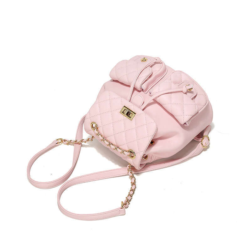 Women 2026 Style Quilted Chain For Women New Shoulder Bag Versatile Multi Pocket Backpack Travel Large Capacity