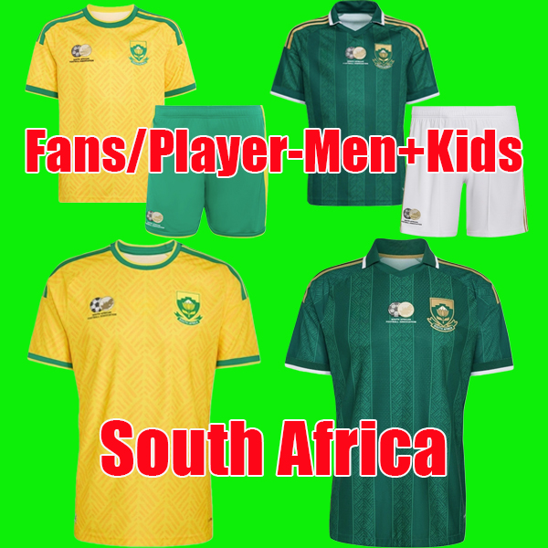 S-4XL South Africa 2026 World Cup Home Away green Kit FOSTER Soccer Jersey APPOLLIS MOFOKENG MAKGOPA HLONGWANE MBATHA fans player version Football shirt men kids set