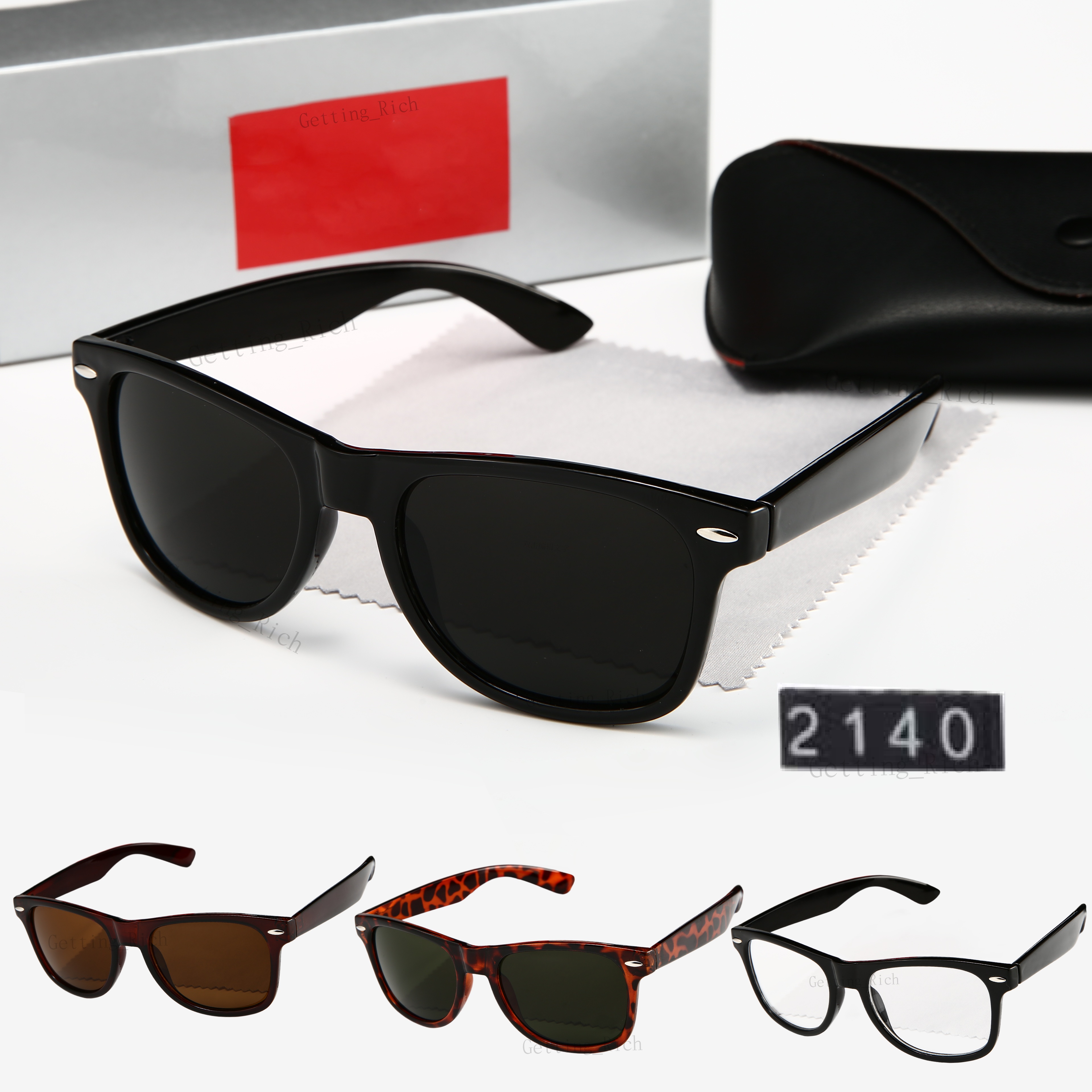 With Box Sunglasses Men UV400 Protection Luxury Sunglasses Titanium Polished Metal Frame Polarized Polycarbonate Lenses Designer Sunglasses Outdoor Glasses