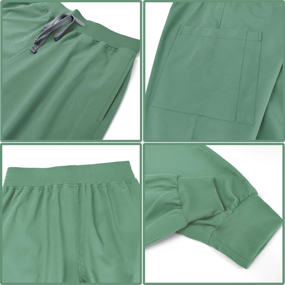 Wholesale Jogger Suit Doctor Nurse Scrubs Set Hospital Uniforms Multicolor Women Wear Scrub Suit Doctor Uniform 260415