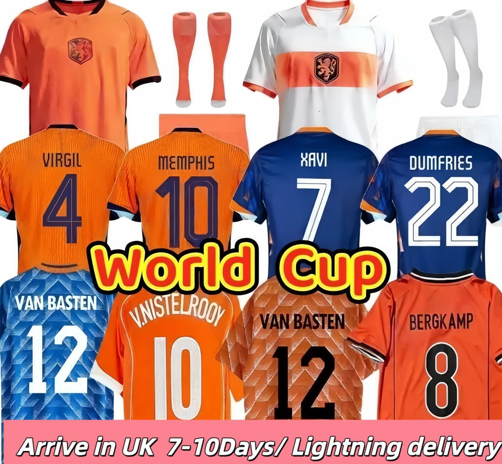 26 World Cup Netherlands Dutch jersey retro Soccer Jersey Bergkamp ROBBEN 2026 2027 GAKPO MEMPHIS vintage National Team football tops Shirt Kids good quality