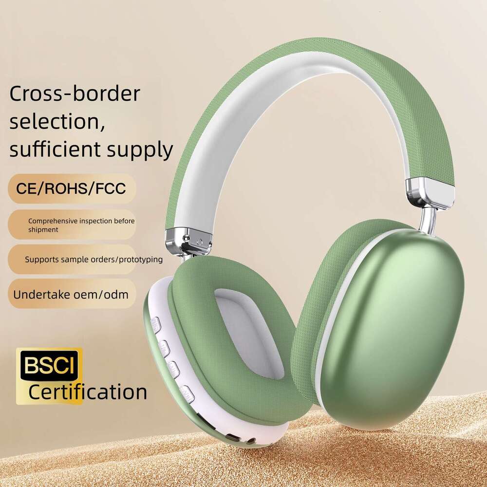 Customized cross-border new product TEX-T9 Bluetooth headset, over-ear wireless earphones, stereo noise reduction