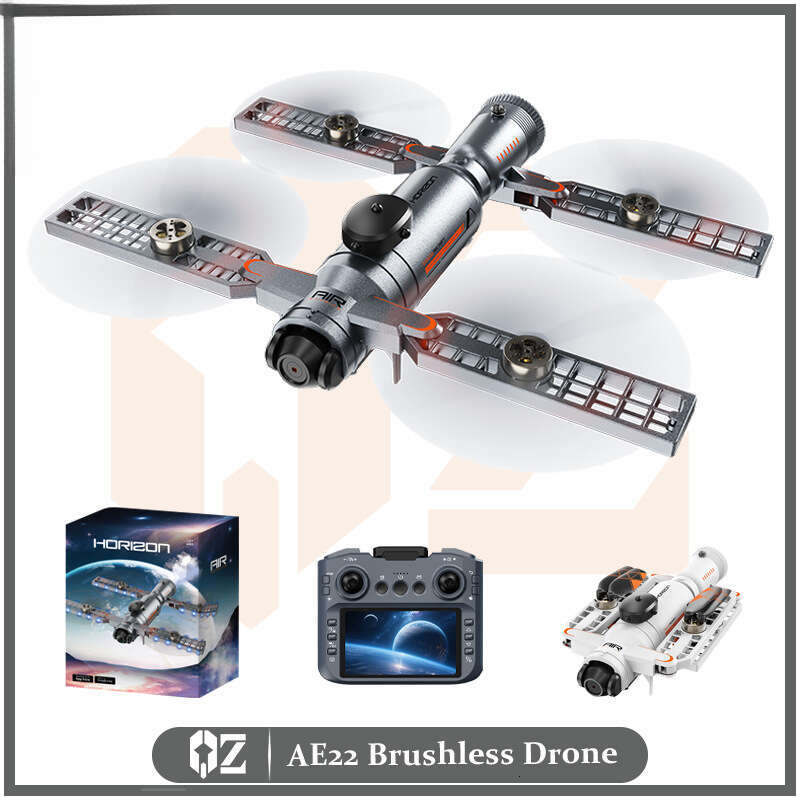 AE22 Brushless Drone HD Camera Aerial Photography Infrared Obstacle Avoidance Optical Flow Positioning Large Screen RC Aircraft Toy CKS