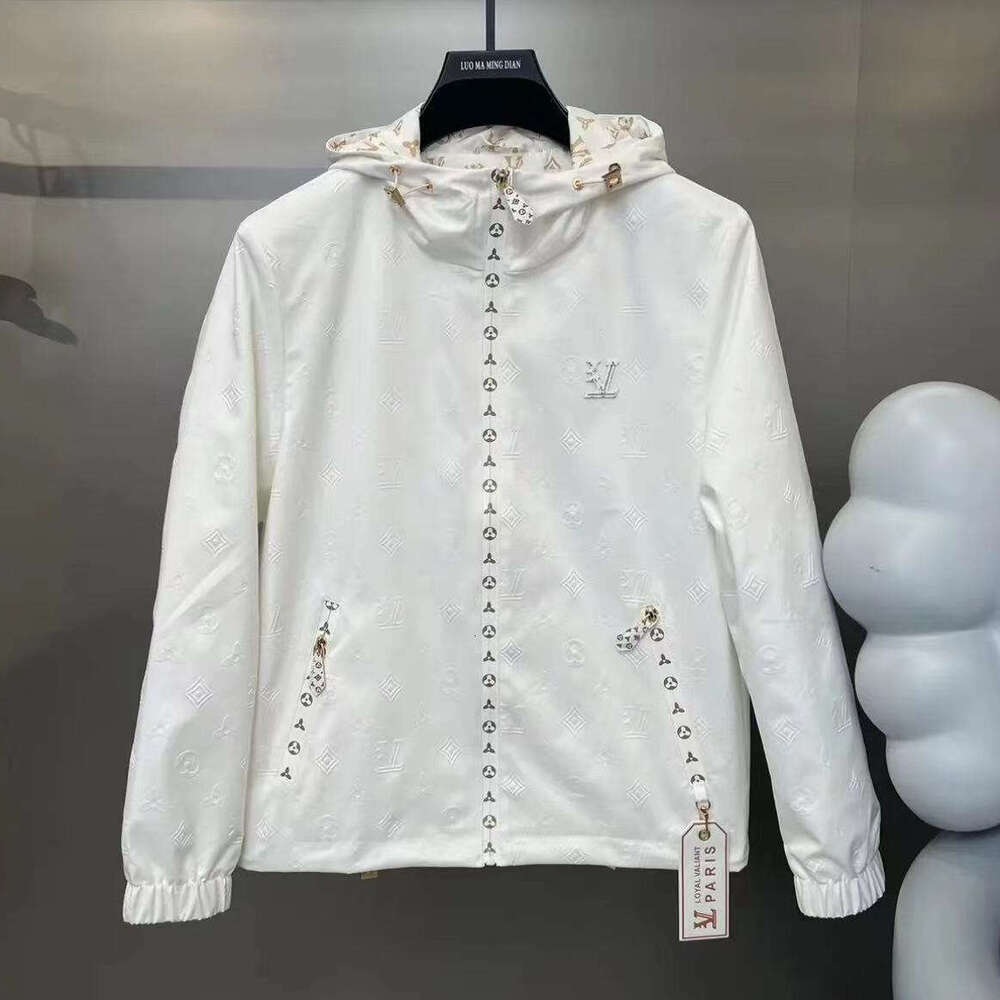New High-End Men's Casual Trendy Personalized Chest Logo Letter Jacket