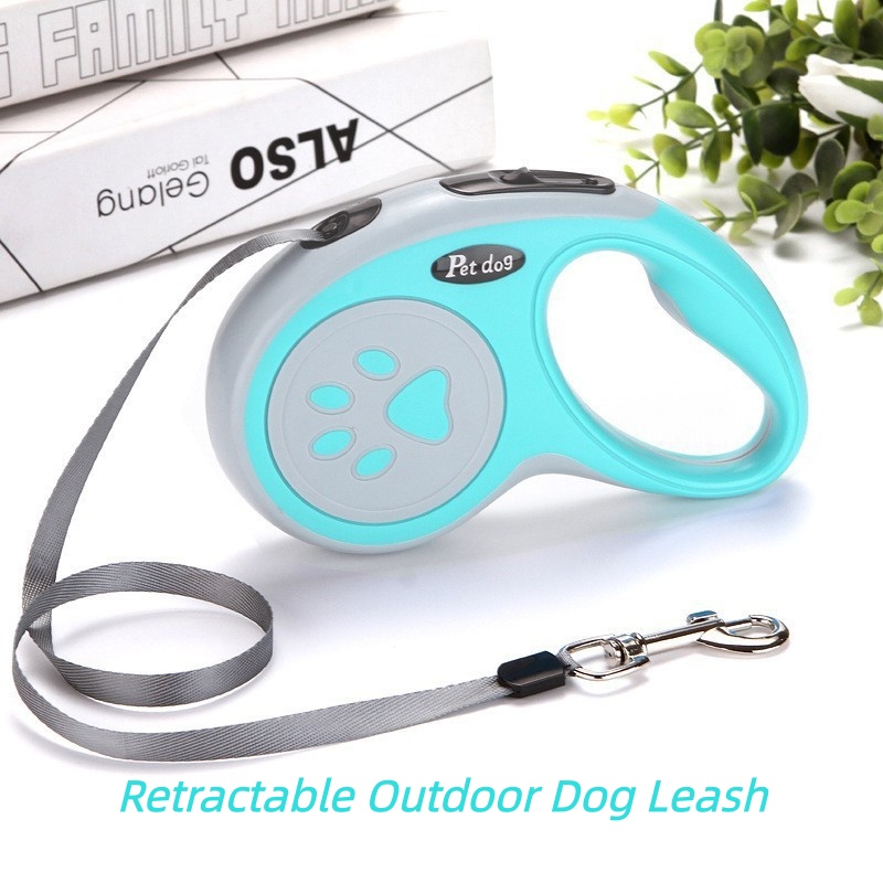 3m 5m Nylon Dog Leash Automatic Retractable Durable Cat Lead Extending Puppy Walking Running Traction Roulette For Small Dogs