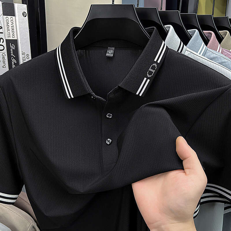 Luxury Brand Designer Clothes Solid Color POLO Shirt, Summer T-Shirt, Casual Fashion Trendy Men's Top, Short-Sleeve T-Shirt For Young And Middle-